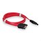 Add-On Addon 61Cm (2.00Ft) Sata Male To Female Red Cable SATAMF24IN - alternate 2